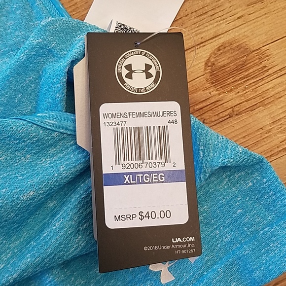 NWT Under Armour Heat Gear Loose workout tank XL - Picture 5 of 5